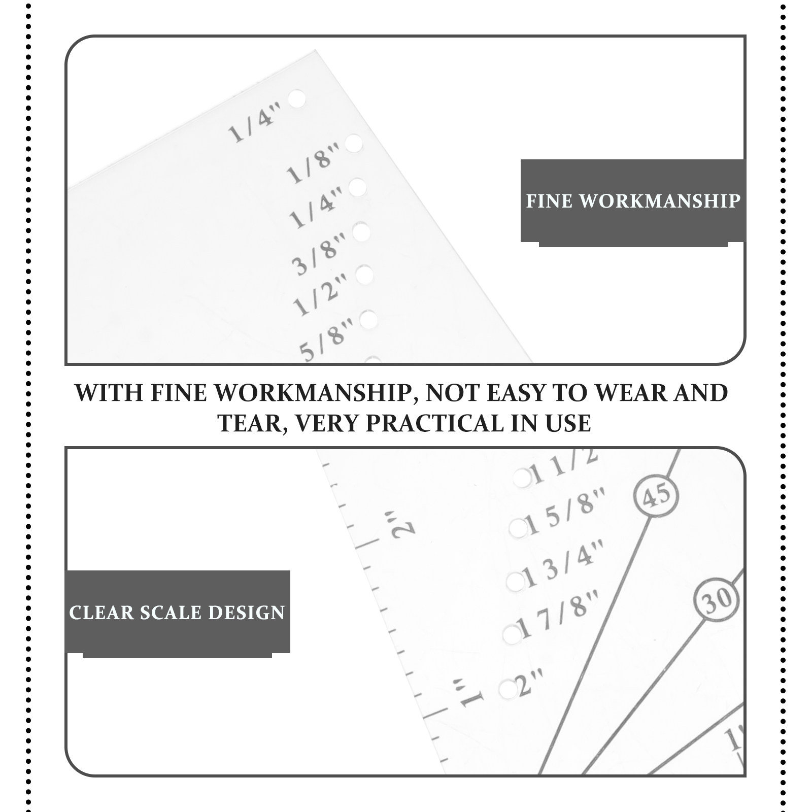 مجموعة واحدة من مسطرة الخياطة  - مراجعة Sewing Gauge Ruler وسعره
